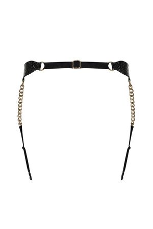 Obsessive A767 garter belt Pas do pończoch niski, czarny