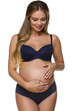 Lupo 1732 Biustonosz do karmienia, granat