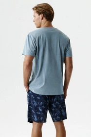 Atlantic NMP-399 Nocna piżama, niebieski/denim