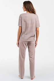 Italian Fashion Betty kr.r. dł.sp. Nocna piżama, druk/cappuccino