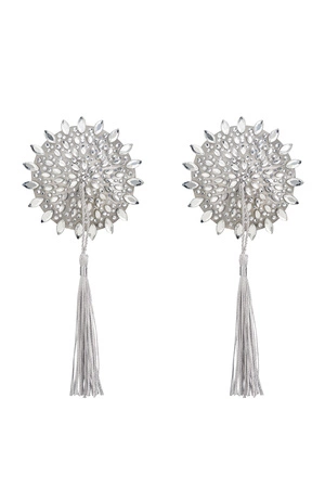 Obsessive Mistiqua nipple cover Akcesoria do biustonosza osłonki, silver