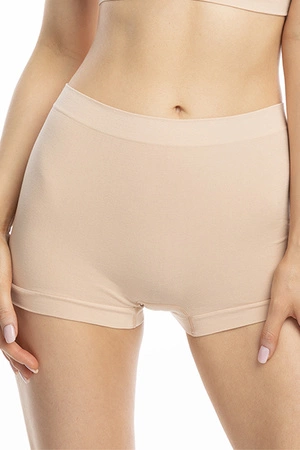 Julimex Bamboo Boyshort Majtki figi, beżowy
