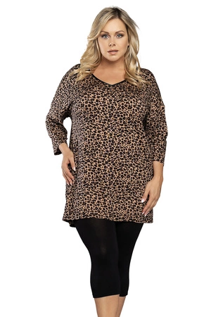 Italian Fashion Pantera r.3/4 sp.3/4 Nocna piżama, druk/czarny