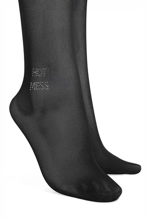 Obsessive Norless Mess crotchless tights Wyrób pończoszniczy rajstopy, black