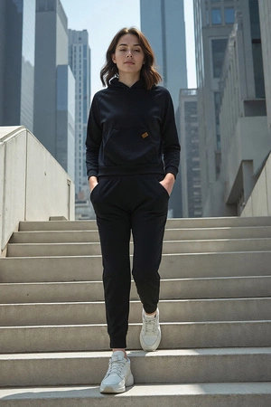 Vivisence 9203kmpl Komplet bluza+spodnie, czarny