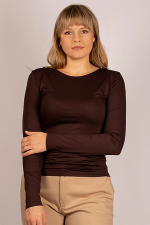 Babell Manati dł.r. Bluzka klasyczna, brąz