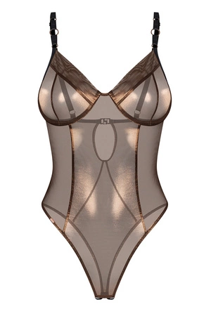 Obsessive Soranna crotchless teddy Body sexy, black