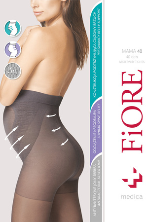 Fiore Mama 40 den M5209 Wyr�b po�czoszniczy rajstopy, graphite