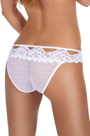 Róża Falka Majtki figi, biały