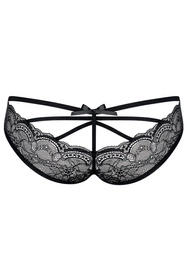 Obsessive Frivolla panties Majtki figi, czarny