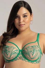 Ava 2161 Moss Maxi Biustonosz miękki, green