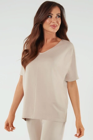 Italian Fashion Soler kr.r. Bluzka klasyczna, beż