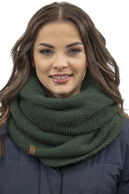 Vivisence 7014Kmpl Komplet czapka+komin, zielony