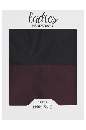 Henderson Fonza 43745 2-pak Majtki figi, black/plum