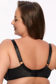 Gaia 1134M Keto Maxi Biustonosz półusztywniany, czarny