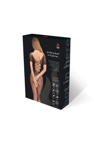 Hot in Here THorny Rose Body bodystocking, czarny