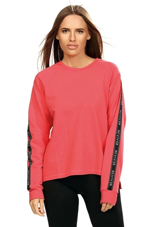 Reviver F5585 Bluza nierozpinana, malinowy