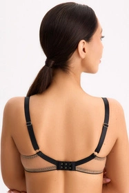 Bella Misteria 66-152 Tajemnica Bursztynu Biustonosz miękki, czarno-beżowy