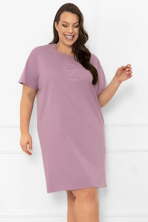 Italian Fashion Ksara kr.r. Nocna koszula, wrzos