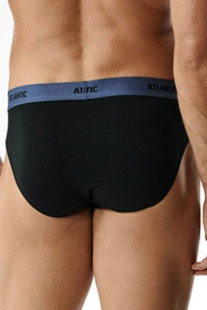 Atlantic 3MP-0944 3-pack Majtki slipy, czarny/denim/czarny