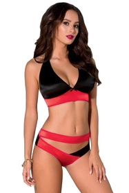 Avanua Harper set Nocna komplet biustonosz + figi, red