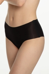 Julimex Mousse Maxi Majtki wysokie figi, czarny