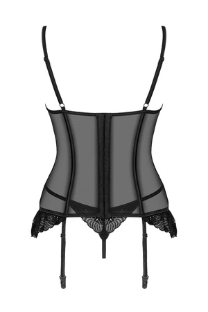 Obsessive Serena Love corset Gorset sexy, czarny