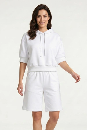 Vivisence 9008 Bluza nierozpinana, biały