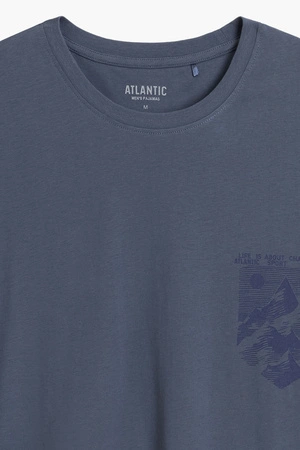 Atlantic NMP-410 Nocna piżama, niebieski/granat