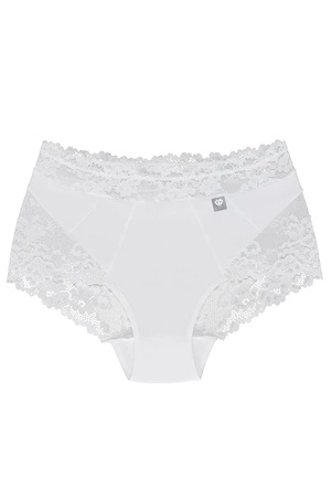 Wol-Bar Diamond 3515 Majtki wysokie figi, biały