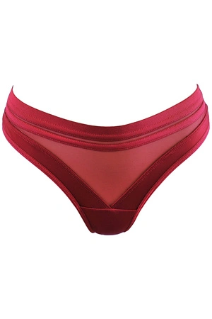 Axami V-12025 Majtki stringi, bordowy