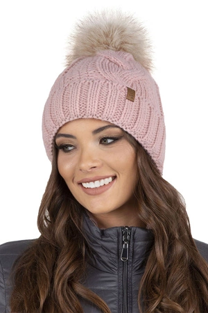 Vivisence 7014 Kmpl+R Komplet czapka+komin+rękawiczki, pudrowy róż