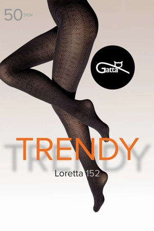 Gatta Loretta 152 50 DEN Wyrób pończoszniczy rajstopy, nero