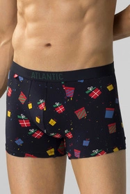 Atlantic 2GMH-023 2-pack Majtki bokserki, granatowy/zielonoszary