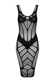 Obsessive D609 dress Nocna koszulka, czarny