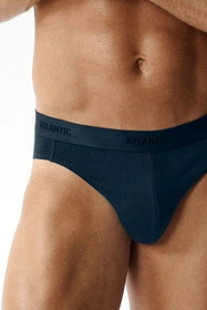 Atlantic 6SMP-004 6-pack Majtki slipy, indygo/szary/granat/khaki/niebieski ciemny/denim
