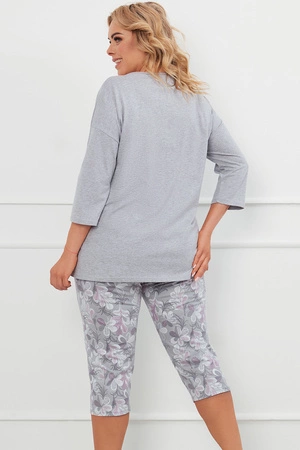 Italian Fashion Ibena r.3/4 sp.3/4 Nocna piżama, melanż/druk