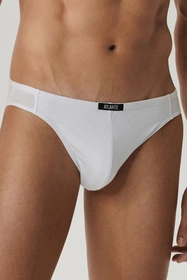 Atlantic 2BMP-014 2-pak Majtki slipy, biały