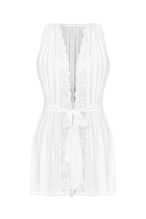 Obsessive Heavenlly peignoir Nocna peniuar, biały