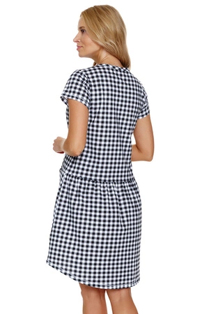 Doctor Nap TCB.9444 Nocna koszula, black check