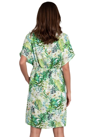 Italian Fashion Florina kr.r. Nocna szlafrok, druk/zielony