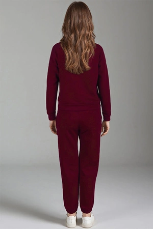 Vivisence 9204kmpl Komplet bluza+spodnie, bordowy