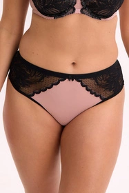 Gaia 1309B Elara Majtki brazyliany, czarno-różowy