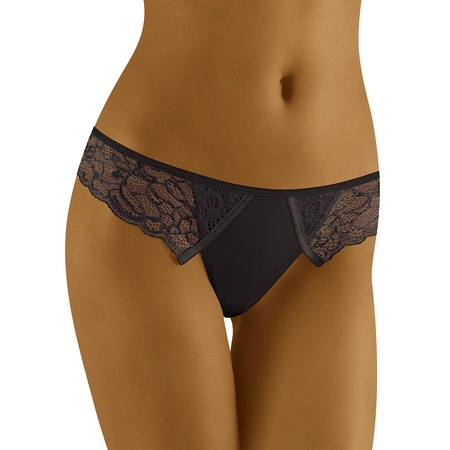 Wol-Bar Qechua Majtki stringi, czarny