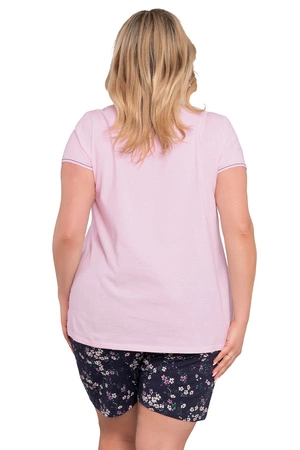 Italian Fashion Celestina kr.r. kr.sp. Nocna piżama, róż/druk