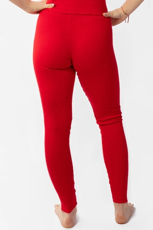 Dkaren Bayo-Kpl Komplet legginsy + bluzka, czerwony