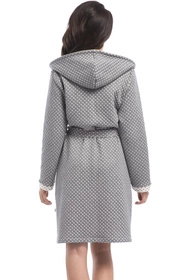 Doctor Nap SGW.8030 Nocna szlafrok, dark grey