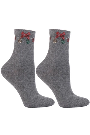 Moraj CSL500-025 Skarpety za kostkę, light grey melange