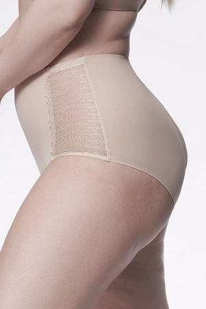 Julimex Opal panty Majtki wysokie figi, beżowy