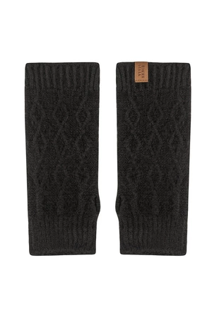 Vivisence 7216 Rękawiczki dzianinowe, czarny